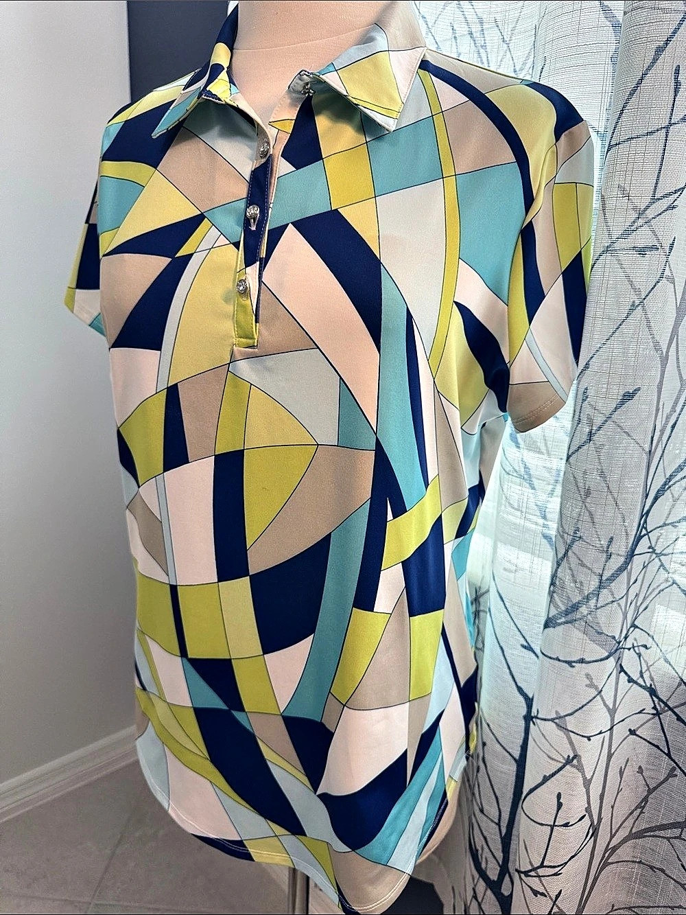 Chico’s Zenergy Golf Geometric Design Size 3 (x-large)